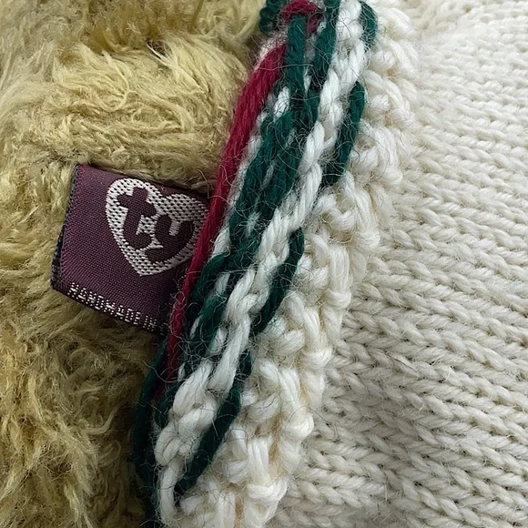 Ty 1993 Retired Attic Treasures Heartly Jointed Light Brown Teddy Bear - Picture 7 of 9